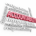 Accountability 3d Word Collage Responsibility Culpability Duty